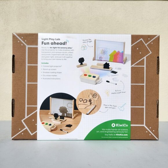 KiwiCo Kiwi Co. Light Play Lab Shadows Color Science Kit STEM DIY Craft Set NEW - Picture 3 of 10